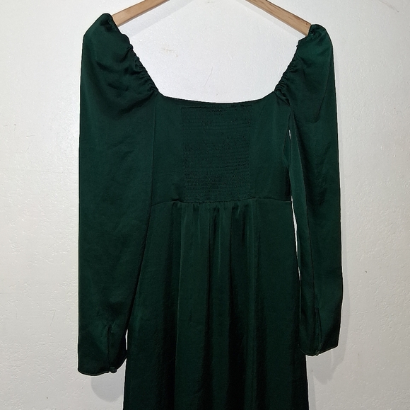 WILFRED Bridgerton Green Satin Dress - Picture 8 of 10